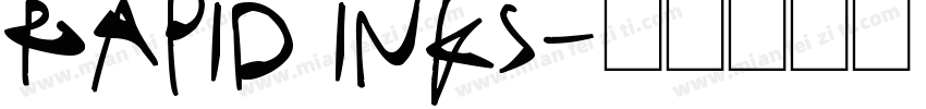 Rapid Inks字体转换